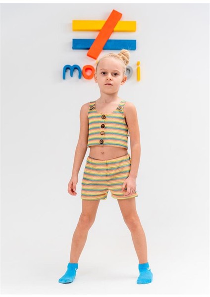 2li Takım Crop Stripe fiyatları