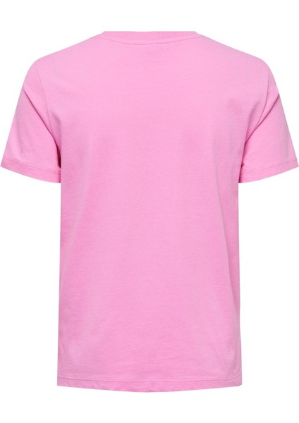 Sıfır Yaka Fuşya Kadın T-Shirt 15291484 fiyatları