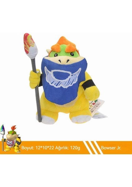 Super Mario Serisi Brush Bowser Iı Bowser Jr Trick Or Treat Bowser Peluş Oyuncak (Yurt Dışından)