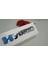 Hybrid Bagaj Krom Metal 3m 3D Yazı Logo Orjinal Ürün 2