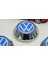 Volkswagen Logo Konik Jant Göbek Kapağı Seti 65MM 3