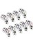 9x Golf Demir Kapakları Setler 4 5 6 7 8 9 P A S Sleeve Wrap Golf Club Headcover Beyaz (Yurt Dışından) 5