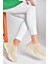 P239503304 Bej Triko Kumaş Kadın Spor Ayakkabı Sneakers 1
