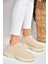P239503304 Bej Triko Kumaş Kadın Spor Ayakkabı Sneakers 4