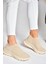 P239503304 Bej Triko Kumaş Kadın Spor Ayakkabı Sneakers 5