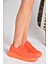 P602045002 Turuncu Süet Kadın Spor Ayakkabı Sneakers 3