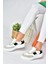 P274048809 Beyaz/siyah Günlük Kadın Spor Ayakkabı Sneakers 3