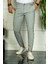 Erkek Gri Slim Fit Kumaş Pantolon 2