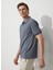 Polo Yaka Lacivert - Beyaz Erkek T-Shirt 4A9000000004 3