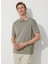 Polo Yaka Nefti Melanj Erkek T-Shirt 4A9000000004 4