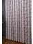 Taç Şal Desen Kullanıma Hazır 1/3 Sık Pile Tül Perde Tek Kanat - Pudra 100 x 250 cm 3
