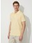 Polo Yaka Sarı - Beyaz Erkek T-Shirt 4A9000000003 3