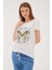 23Y-TST0240K1 Kadın Baskılı T-Shirt 4