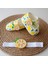 Kız Bebek Limon Baskılı Elbise Meyveli Bandana ve Ayakkabı 3'lü Takım 3