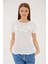 23Y-TST0474K1 Kadın Baskılı T-Shirt 1