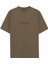 Bisiklet Yaka Düz Koyu Kahve Erkek T-Shirt Jprblulogo Ss Tee Crewneck 1