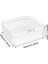 24 Pcs Mini Plastic Storage Containers Box, 3.3x3.3 Inches Empty Hinged Box,için Mücevher, Hardware, Game Pieces, Crafts (Yurt Dışından) 2