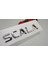 Skoda Scala Bagaj 3m 3D Krom Abs Logo Amblem 4