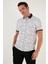 Desenli Pamuklu Slim Fit Polo T Shirt Erkek Polo T Shirt 646B3540 4