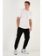 % 100 Pamuk Relaxed Fit Tek Cepli Bisiklet Yaka T Shirt Erkek T Shirt 5902505 4