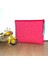 El Örgüsü Özel Tasarım Düğme Detaylı Clutch Çanta Seti Fuşya - Mint - Lacivert 4