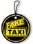 Taxi Ahşap Oto Dikiz Ayna Süsü 1