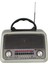 CN-301 Bt Nostaljik Radyo Bluetooth + Ledli + Fener + USB + Sd Card Mp3 Radyo Çalar CN-301 Bt 1