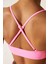 Basic Bralet Neon Pembe Bikini Üstü 5