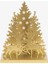 Gold Çam Ağacı Metal Dekor - Şık Masaüstü Dekorasyon - Christmas Sparkle 3