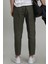 Karl Spor Erkek Chino Pantolon Tailored Fit Yeşil 5