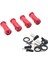 4 Adet Tekerlek Hex Hub Adaptörü Için Wltoys A969 K929 124019 FY01 03 04 05 Paletli Kırmızı (Yurt Dışından) 2