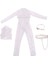 1: 6 Ölçekli Catsuit + Mini Ceket + Kemer 12 Inç Ht, Phicen Ph, Beyaz (Yurt Dışından) 5