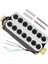 Çift Bobin Pikap Seti 7 Dizeler Için Yüksek Çıkış Elektro Gitar Yedek Boyun Beyaz (Yurt Dışından) 5