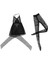1/6 Ölçekli Kadın Sling Straplez Elbise W / Phicen Figure Black-Golden Için Stocking (Yurt Dışından) 5