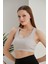 Kadın Crop Fitilli ve Hafif Destekli Kalın Askılı Spor Sütyeni 1