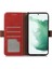 Samsung Galaxy A33 Için 5g Rfıd Engelleyen Orijinal Cowhide Deri Koruyucu Kabuk Yan Clasps Tasarım Çılgın At Doku Telefon Kılıfı Stand Cüzdanı (Yurt Dışından) 3