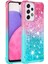 Le3 Serisi Gradyan Pırıltılı Sequins Quicksand ve Tpu Kapak Kabuğu Dinamik Eğlenceli Telefon Kılıfı Samsung Galaxy A33 5g (Yurt Dışından) 1