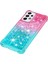 Le3 Serisi Gradyan Pırıltılı Sequins Quicksand ve Tpu Kapak Kabuğu Dinamik Eğlenceli Telefon Kılıfı Samsung Galaxy A33 5g (Yurt Dışından) 5