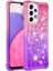 Le3 Serisi Gradyan Pırıltılı Sequins Quicksand ve Tpu Kapak Kabuğu Dinamik Eğlenceli Telefon Kılıfı Samsung Galaxy A33 5g (Yurt Dışından) 1