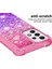 Le3 Serisi Gradyan Pırıltılı Sequins Quicksand ve Tpu Kapak Kabuğu Dinamik Eğlenceli Telefon Kılıfı Samsung Galaxy A33 5g (Yurt Dışından) 3