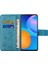 Pratik Cüzdan Fonksiyonu Telefon Kılıfı Baskılı Kelebekler Çiçek Anti-Fall Pu Deri Koruyucu Telefon Stand Samsung Galaxy A33 5g (Yurt Dışından) 3