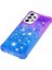 Le3 Serisi Gradyan Pırıltılı Sequins Quicksand ve Tpu Kapak Kabuğu Dinamik Eğlenceli Telefon Kılıfı Samsung Galaxy A33 5g (Yurt Dışından) 5