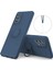 Samsung Galaxy A33 5g Sıvı Sıvı Silikon Telefon Geri Koruyucu Kapak Ring Kickstand ve Lanyard (Yurt Dışından) 1