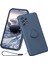 Samsung Galaxy A33 5g Sıvı Sıvı Silikon Telefon Geri Koruyucu Kapak Ring Kickstand ve Lanyard (Yurt Dışından) 2