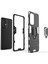 Samsung Galaxy A33 5g Için Yüzük Tutucu Kickstand ile Anti-Çizelge Yumuşak Tpu Sabit Pc Koruyucu Telefon Kılıfı (Yurt Dışından) 5