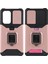 Samsung Galaxy A33 5g Kamera Kaydırıcı Pc + Tpu Telefon Kılıfı Şok Geçirmez Kart Yuvası + Kickstand Tasarım Cep Telefonu Kapağı (Yurt Dışından) 1