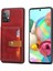 Samsung Galaxy A33 5g Kart Yuvaları Için Kickstand Pu Deri Kaplı Tpu Koruyucu Arka Kapak (Yurt Dışından) 1