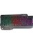 MK80 Rgb Işıklı Türkçe Q Kablolu Mekanik Hisli Klavye 1