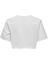 Oversize Crop T-Shirt - Kısa Kol, Yuvarlak Yaka, Günlük Kullanım 2