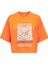 Oversize Crop T-Shirt: Kısa Kol, Yuvarlak Yaka, Günlük Stil 1